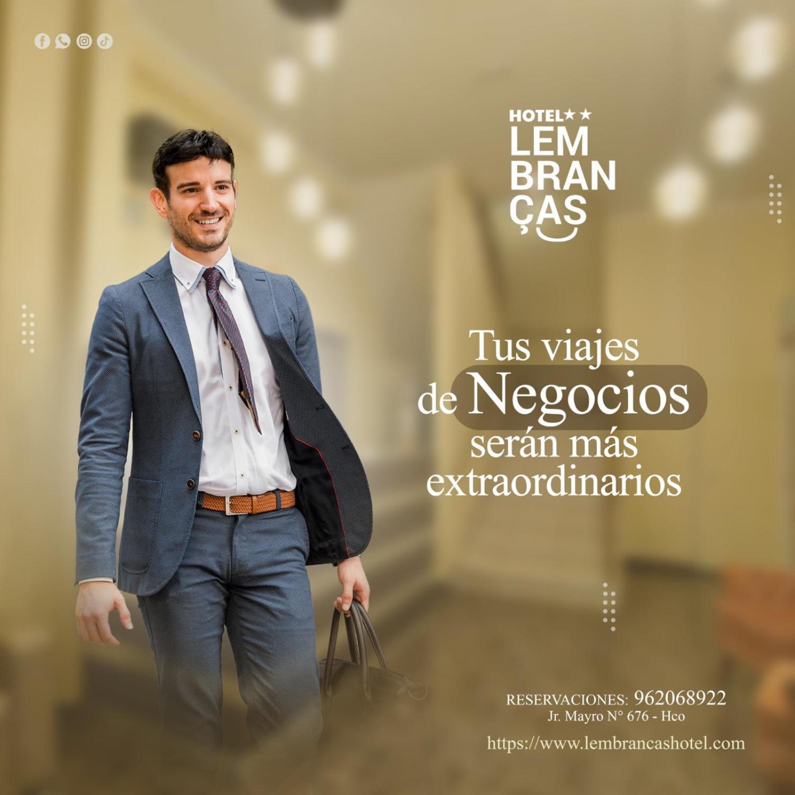 Lembrancas Hotel Huánuco Eksteriør billede